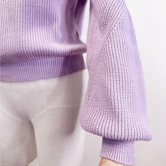 Zara Lilac Turtleneck Sweater - Picture 3 of 10